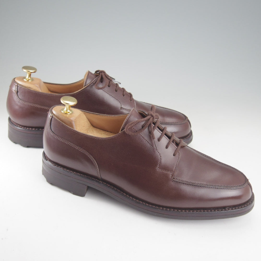 美品★クロケット&ジョーンズ 7.5E【定価￥154,000-★モールトン/MORETON/リッジウェイソール】292ラスト/Uチップ/カーフ/濃茶★p178