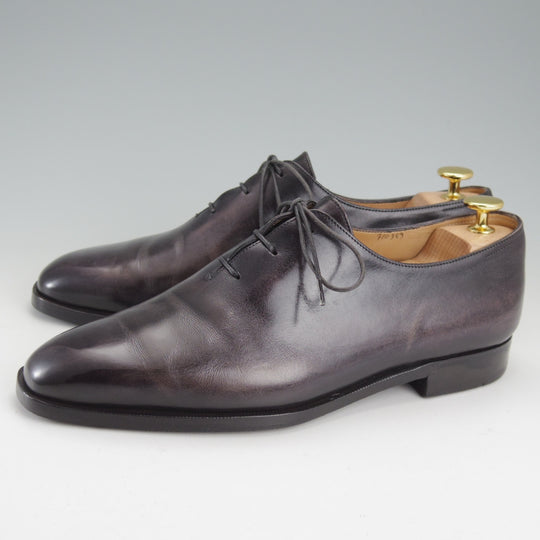 極上★(仏)ベルルッティ SIZE 7【現行定価￥353,100-★アレッサンドロ/ALESSANDRO】ホールカット/黒系パティーヌ/メンズ/Berluti★o081