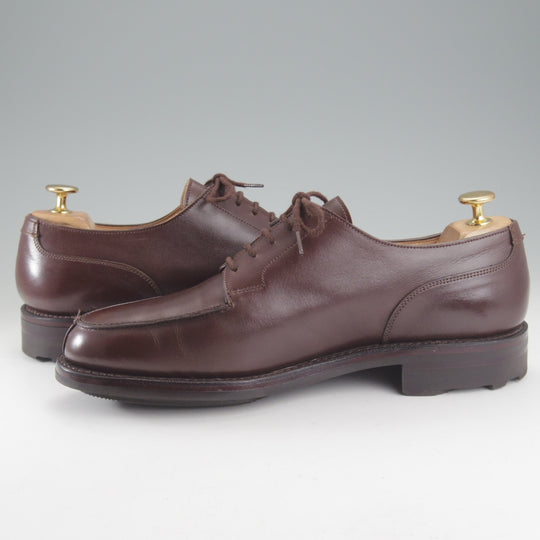 美品★クロケット&ジョーンズ 7.5E【定価￥154,000-★モールトン/MORETON/リッジウェイソール】292ラスト/Uチップ/カーフ/濃茶★p178