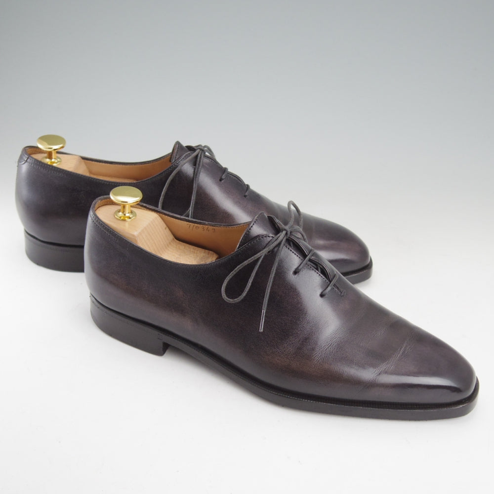 極上★(仏)ベルルッティ SIZE 7【現行定価￥353,100-★アレッサンドロ/ALESSANDRO】ホールカット/黒系パティーヌ/メンズ/Berluti★o081