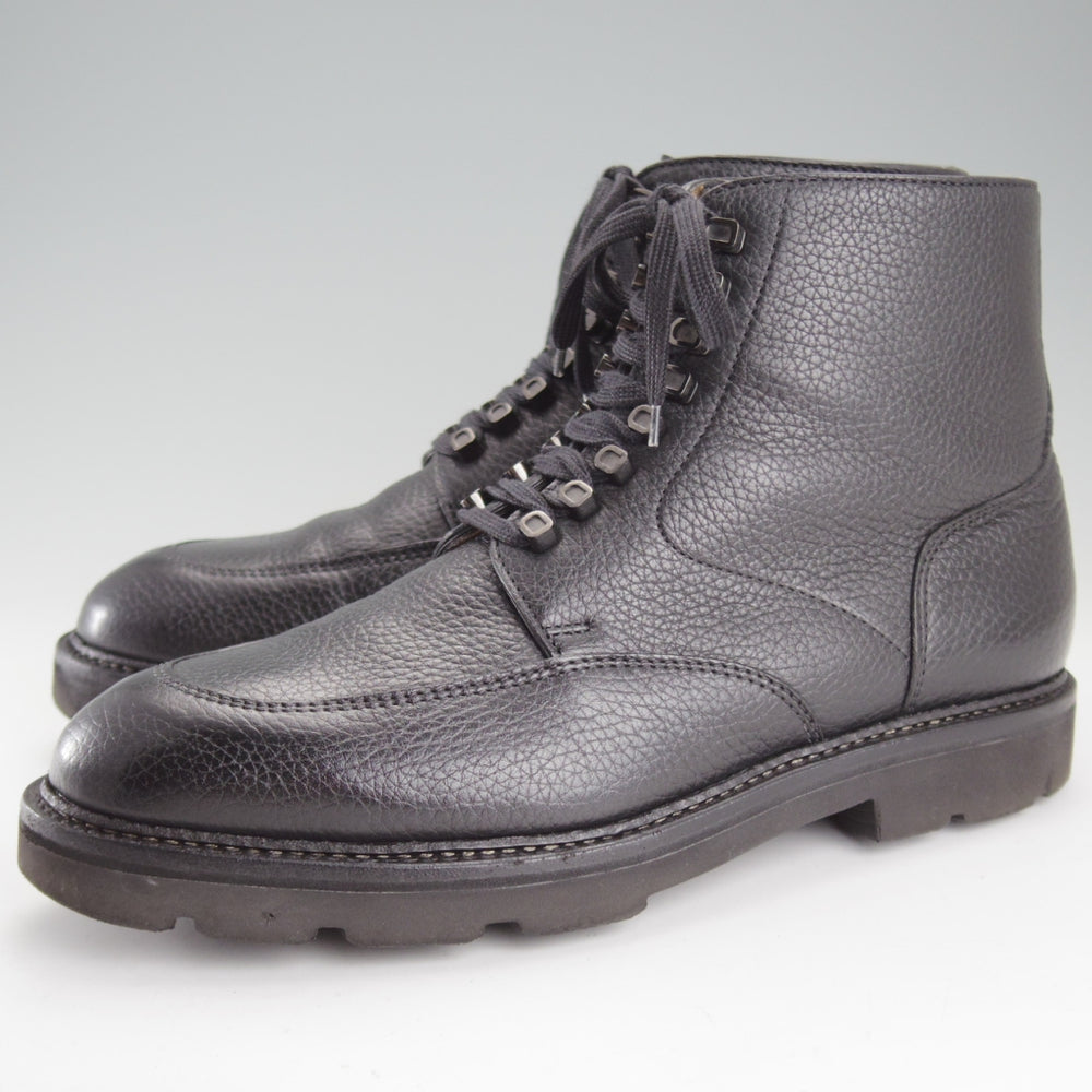 極上★ジョンロブ 6E【定価￥224,400-★HELSTON/レースアップブーツ】0015ラスト/シボ革/黒/メンズ/JOHN LOBB★o619