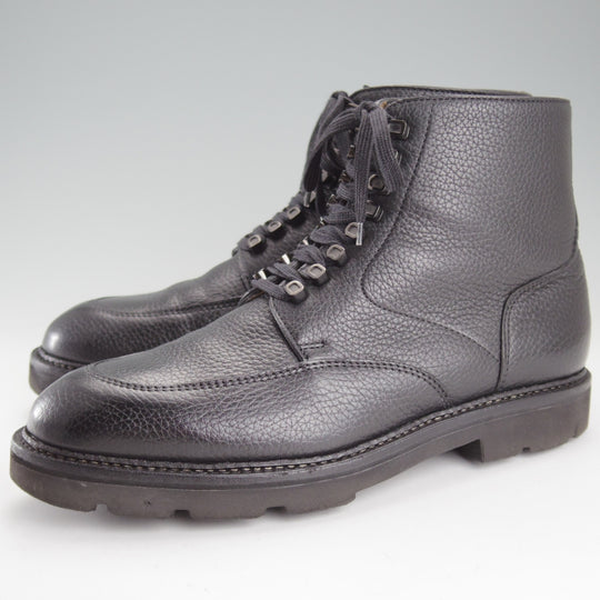 極上★ジョンロブ 6E【定価￥224,400-★HELSTON/レースアップブーツ】0015ラスト/シボ革/黒/メンズ/JOHN LOBB★o619