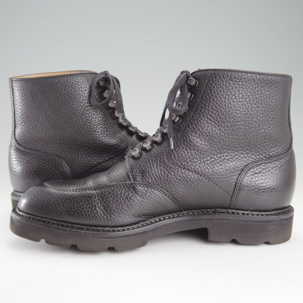 極上★ジョンロブ 6E【定価￥224,400-★HELSTON/レースアップブーツ】0015ラスト/シボ革/黒/メンズ/JOHN LOBB★o619