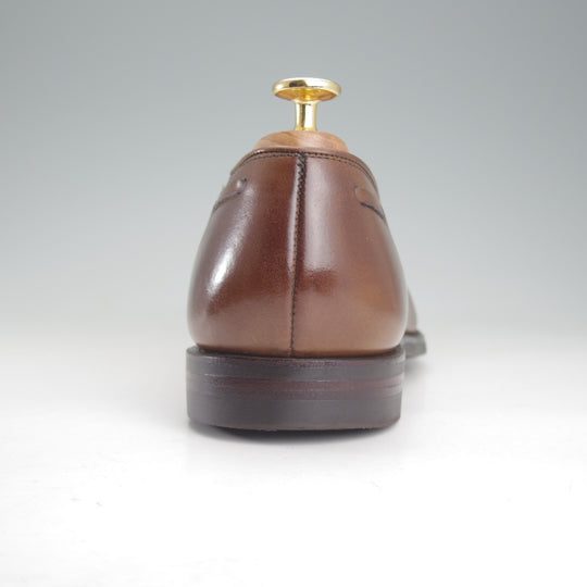 美品★クロケット&ジョーンズ 8E【定価￥148,500-★CAVENDISH 3/キャベンディッシュ】タッセルローファー/375ラスト/カーフ/濃茶★p179