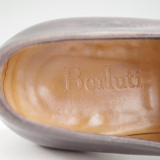 極上★(仏)ベルルッティ SIZE 7【現行定価￥353,100-★アレッサンドロ/ALESSANDRO】ホールカット/黒系パティーヌ/メンズ/Berluti★o081