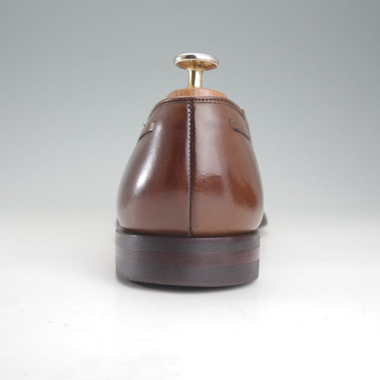 美品★クロケット&ジョーンズ 8E【定価￥148,500-★CAVENDISH 3/キャベンディッシュ】タッセルローファー/375ラスト/カーフ/濃茶★p179