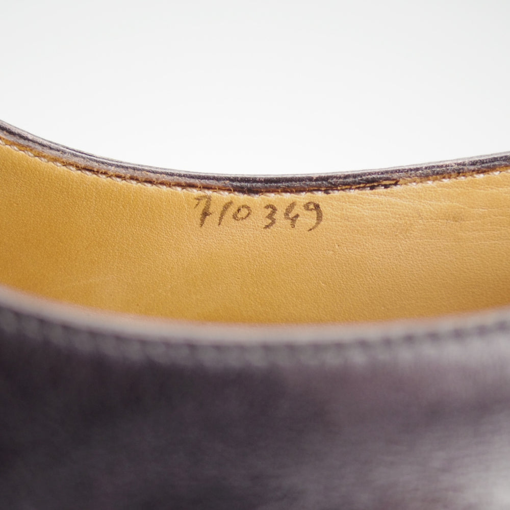 極上★(仏)ベルルッティ SIZE 7【現行定価￥353,100-★アレッサンドロ/ALESSANDRO】ホールカット/黒系パティーヌ/メンズ/Berluti★o081