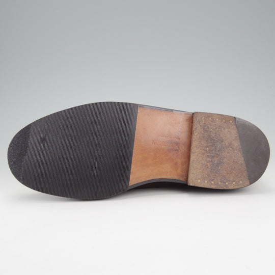 美品★J.M.ウエストン 6.5D【貴重★589/フルブローグ/32ラスト】旧ロゴ/スエード/濃茶/メンズ/ビンテージ/Weston/ウェストン★o082