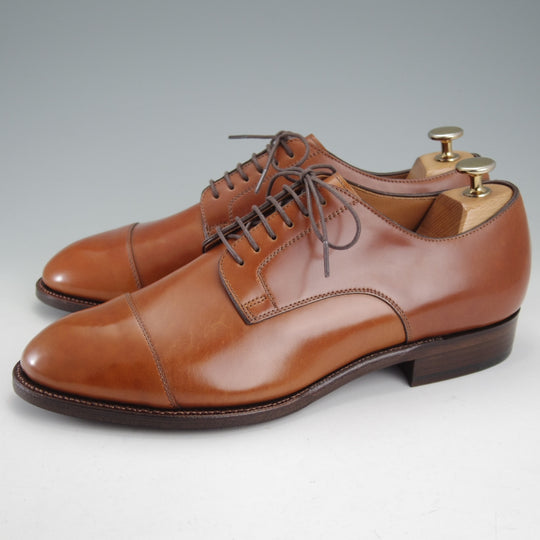 未使用★THE HARVEY/ザ・ハーヴィー SIZE 42【定価￥110,000-★茶系コードバン/コニャック/BURLINGTON】ストレートチップ★o083