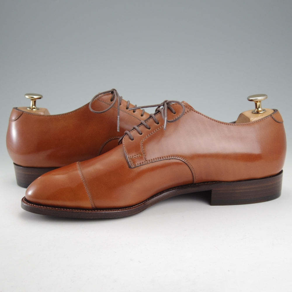 未使用★THE HARVEY/ザ・ハーヴィー SIZE 42【定価￥110,000-★茶系コードバン/コニャック/BURLINGTON】ストレートチップ★o083