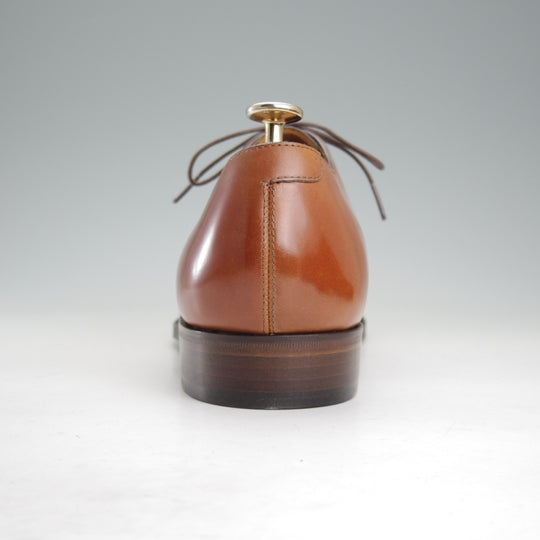 未使用★THE HARVEY/ザ・ハーヴィー SIZE 42【定価￥110,000-★茶系コードバン/コニャック/BURLINGTON】ストレートチップ★o083