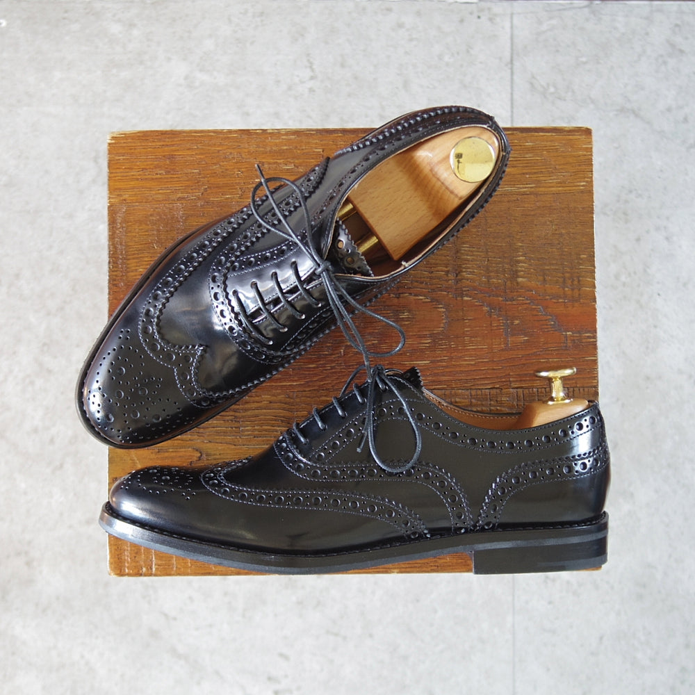 未使用★チャーチ(レディース) SIZE 36.5【定価￥192,500-★バーウッド/BURWOOD WG】ポリッシュドバインダーカーフ/黒/Church's★o624