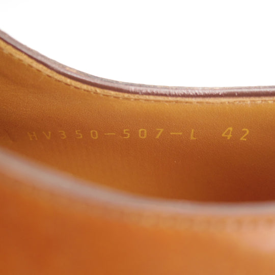 未使用★THE HARVEY/ザ・ハーヴィー SIZE 42【定価￥110,000-★茶系コードバン/コニャック/BURLINGTON】ストレートチップ★o083