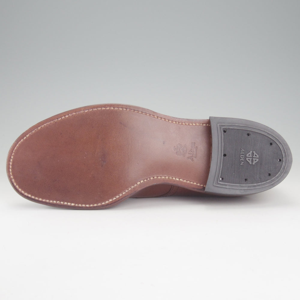 未使用★オールデン 6.5D【定価￥182,600-★ミリタリーラスト/53713】プレーントゥ/カーフ/茶/メンズ/ALDEN★p181