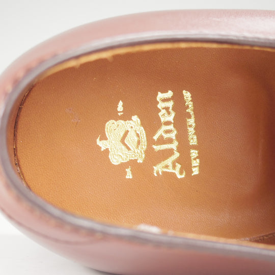 未使用★オールデン 6.5D【定価￥182,600-★ミリタリーラスト/53713】プレーントゥ/カーフ/茶/メンズ/ALDEN★p181