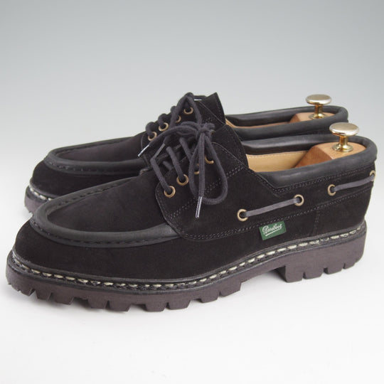 極上★パラブーツ SIZE 6.5【定価￥101,200-★CHIMEY/シメイ】Uチップ/スエード/黒/メンズ/Paraboot★o621