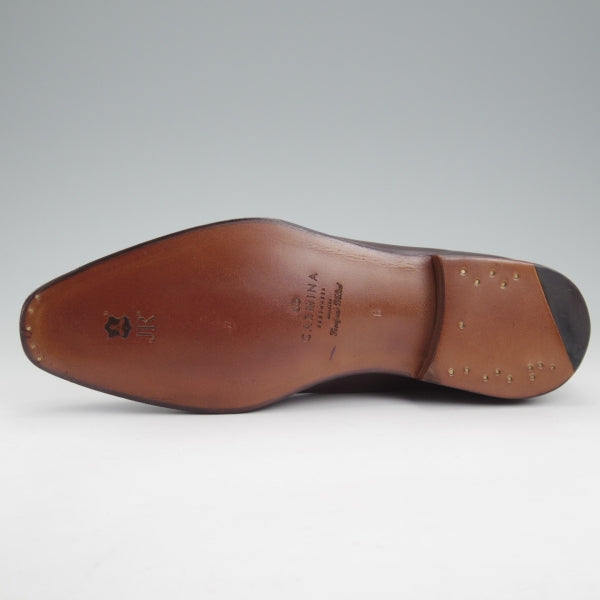 未使用★(スペイン製)カルミナ SIZE 6【定価￥115,500-★ミュージアムカーフ仕様/サイドゴアブーツ/80514】濃茶/メンズ/CARMINA★n593