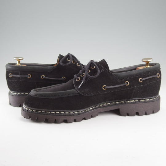 極上★パラブーツ SIZE 6.5【定価￥101,200-★CHIMEY/シメイ】Uチップ/スエード/黒/メンズ/Paraboot★o621