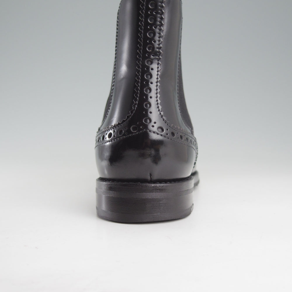 極美品★チャーチ(レディース) SIZE 36.5【定価￥198,000-★KETSBY WG/サイドゴアブーツ】ポリッシュドバインダーカーフ/黒/Church's★o622