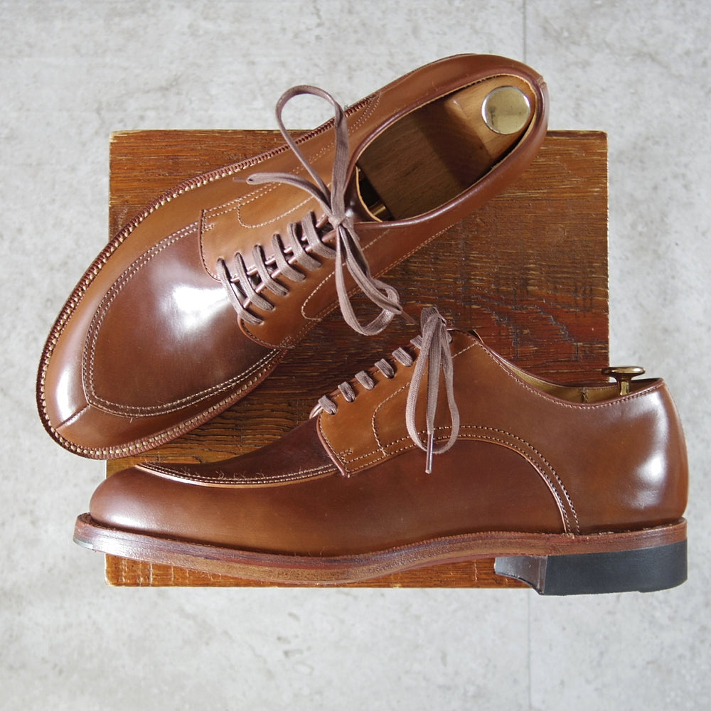 未使用★Makers/メイカーズ SIZE 9【定価￥155,100-★茶系コードバン(ホーウィン社)仕様/BOURBON】Vチップ/CDVN-02/バーボン★o091