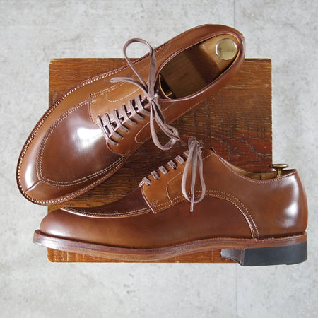 未使用★Makers/メイカーズ SIZE 9【定価￥155,100-★茶系コードバン(ホーウィン社)仕様/BOURBON】Vチップ/CDVN-02/バーボン★o091