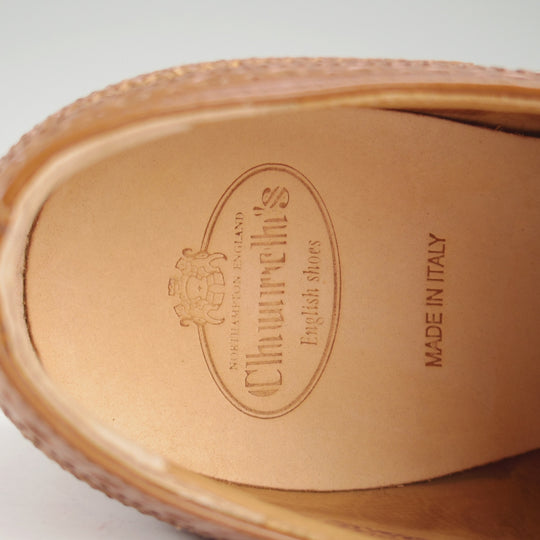 未使用★チャーチ(レディース) SIZE 35.5【★バーウッド/BURWOOD 3W】フルブローグ/ウイングチップ/薄茶×白/カーフ/Church's★o623