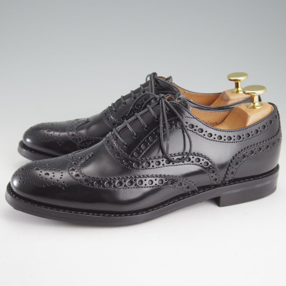 未使用★チャーチ(レディース) SIZE 36.5【定価￥192,500-★バーウッド/BURWOOD WG】ポリッシュドバインダーカーフ/黒/Church's★o624