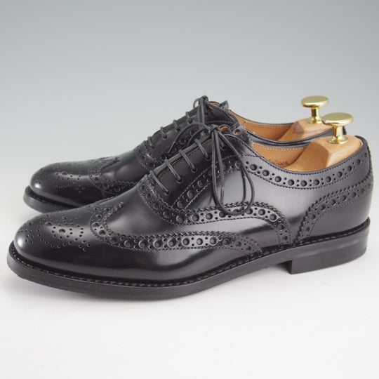 未使用★チャーチ(レディース) SIZE 36.5【定価￥192,500-★バーウッド/BURWOOD WG】ポリッシュドバインダーカーフ/黒/Church's★o624