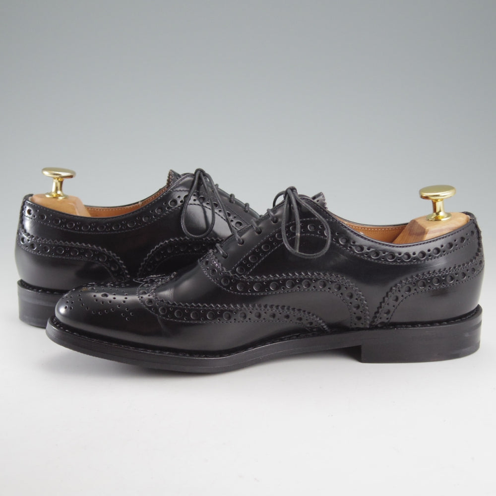 未使用★チャーチ(レディース) SIZE 36.5【定価￥192,500-★バーウッド/BURWOOD WG】ポリッシュドバインダーカーフ/黒/Church's★o624
