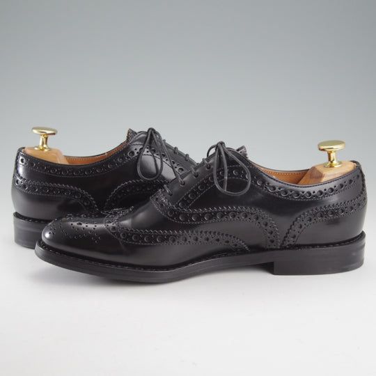 未使用★チャーチ(レディース) SIZE 36.5【定価￥192,500-★バーウッド/BURWOOD WG】ポリッシュドバインダーカーフ/黒/Church's★o624