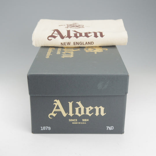 極美品★オールデン 7.5D【定価￥235,400-★コードバン仕様/モンクストラップ】1879/モディファイドラスト/黒/メンズ/ALDEN★p194