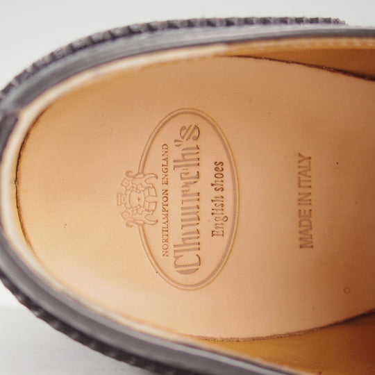 未使用★チャーチ(レディース) SIZE 36.5【定価￥192,500-★バーウッド/BURWOOD WG】ポリッシュドバインダーカーフ/黒/Church's★o624