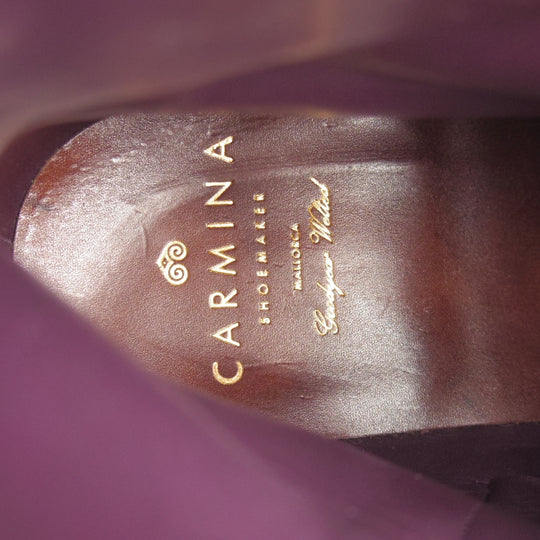 極美品★(スペイン製)カルミナ SIZE 8【モデル定価￥115,500-★オーダー品/サイドジップブーツ】ミュージアムカーフ/濃茶/CARMINA★o086