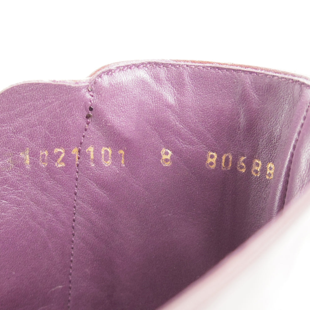 極美品★(スペイン製)カルミナ SIZE 8【モデル定価￥115,500-★オーダー品/サイドジップブーツ】ミュージアムカーフ/濃茶/CARMINA★o086