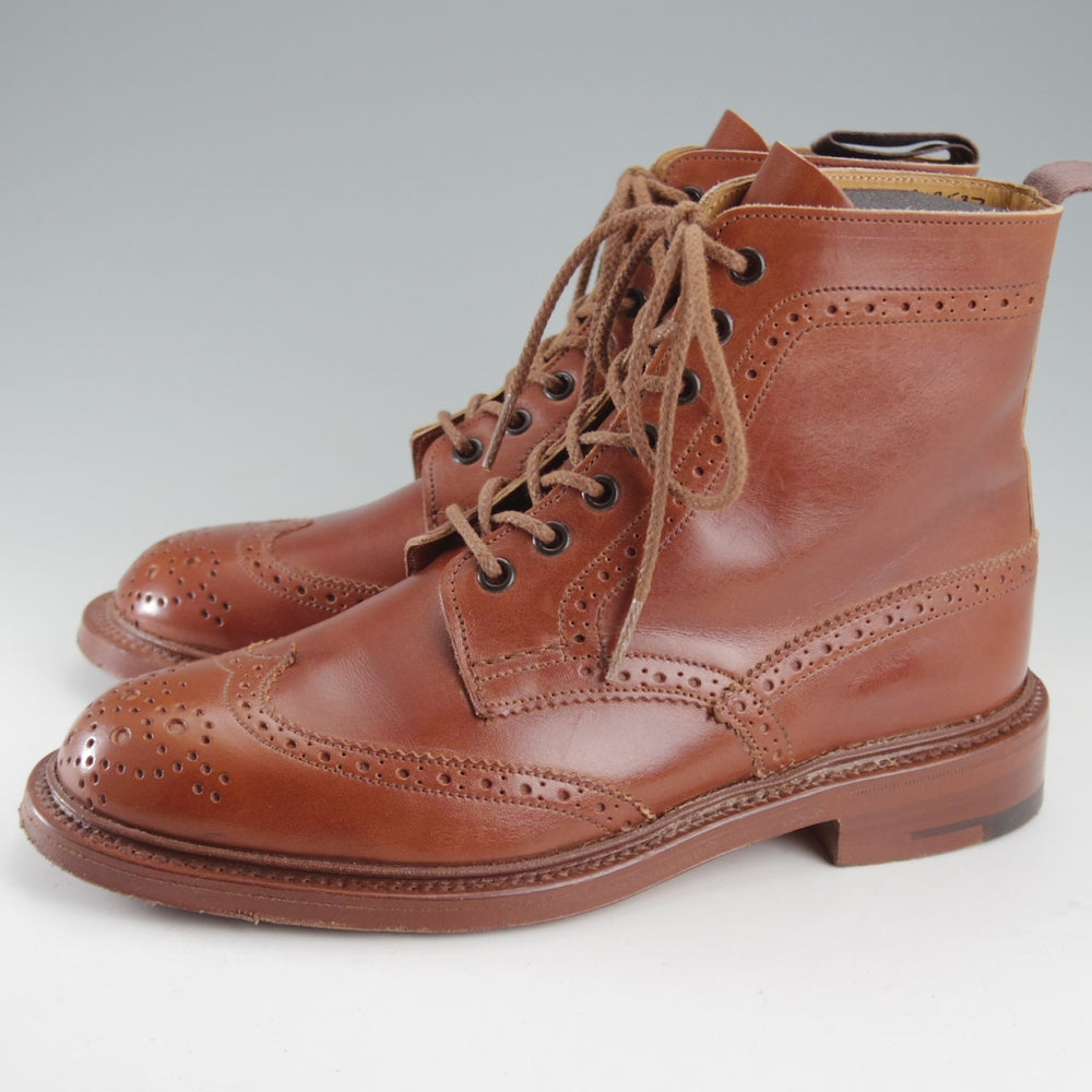 美品★トリッカーズ(レディース) SIZE 4.5【定価￥143,000-★MALTON/モールトン】SHIPS別注/L2508/カントリーブーツ/茶/Tricker's★o625