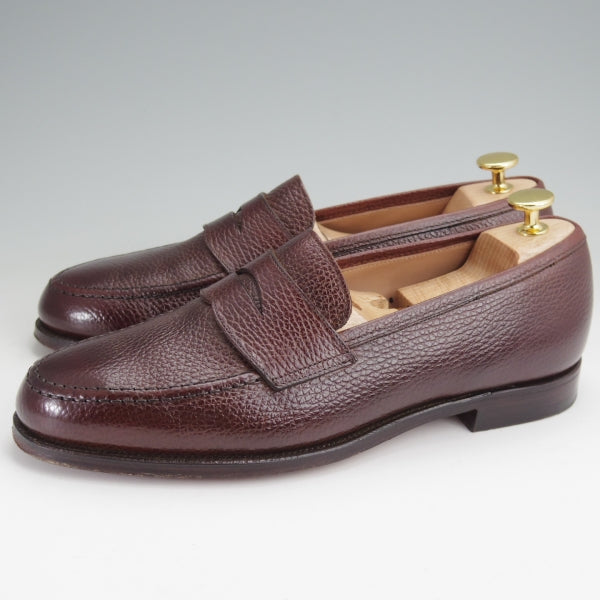 極美品★クロケット&ジョーンズ 7E【定価￥115,500-★BEAMS F別注/MAINE/メイン】376ラスト/コインローファー/濃茶/Crockett&Jones★n085