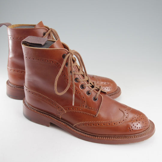 美品★トリッカーズ(レディース) SIZE 4.5【定価￥143,000-★MALTON/モールトン】SHIPS別注/L2508/カントリーブーツ/茶/Tricker's★o625