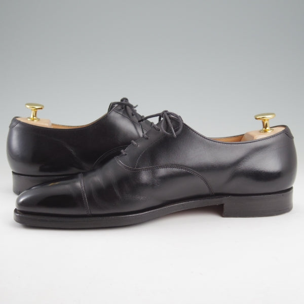 極上★クロケット&ジョーンズ 7E【定価￥132,000-★バーニーズNY別注/HALLAM】348ラスト/ストレートチップ/黒/Crockett&Jones★n597