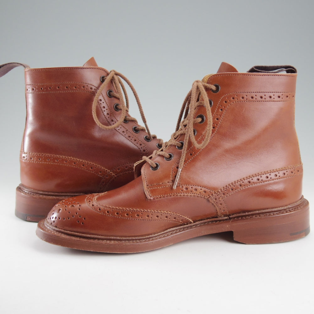 美品★トリッカーズ(レディース) SIZE 4.5【定価￥143,000-★MALTON/モールトン】SHIPS別注/L2508/カントリーブーツ/茶/Tricker's★o625