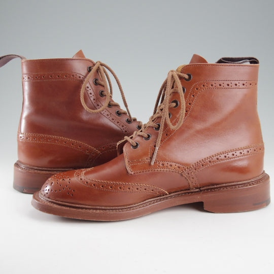 美品★トリッカーズ(レディース) SIZE 4.5【定価￥143,000-★MALTON/モールトン】SHIPS別注/L2508/カントリーブーツ/茶/Tricker's★o625