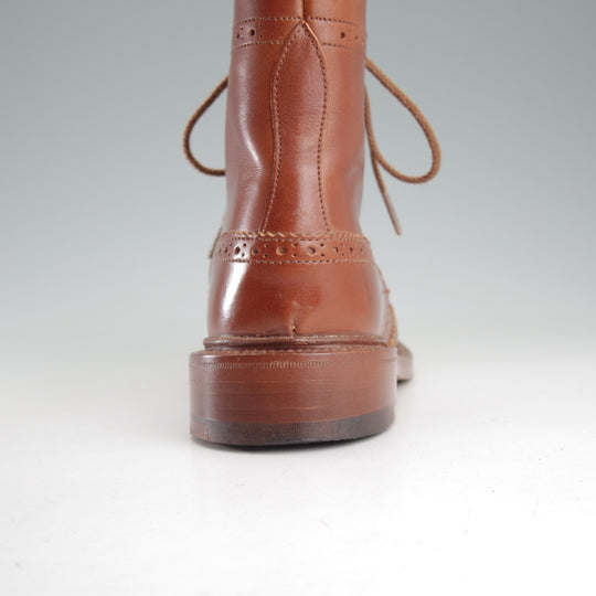 美品★トリッカーズ(レディース) SIZE 4.5【定価￥143,000-★MALTON/モールトン】SHIPS別注/L2508/カントリーブーツ/茶/Tricker's★o625