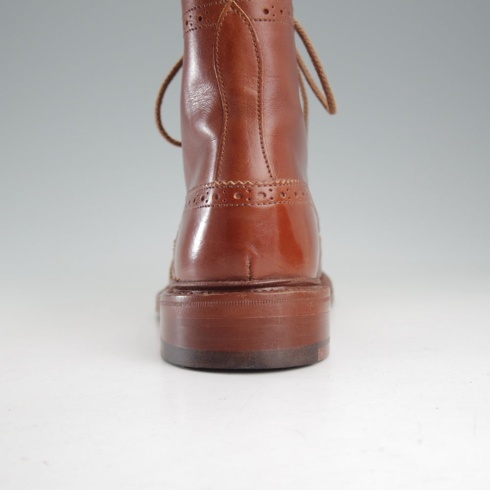 美品★トリッカーズ(レディース) SIZE 4.5【定価￥143,000-★MALTON/モールトン】SHIPS別注/L2508/カントリーブーツ/茶/Tricker's★o625