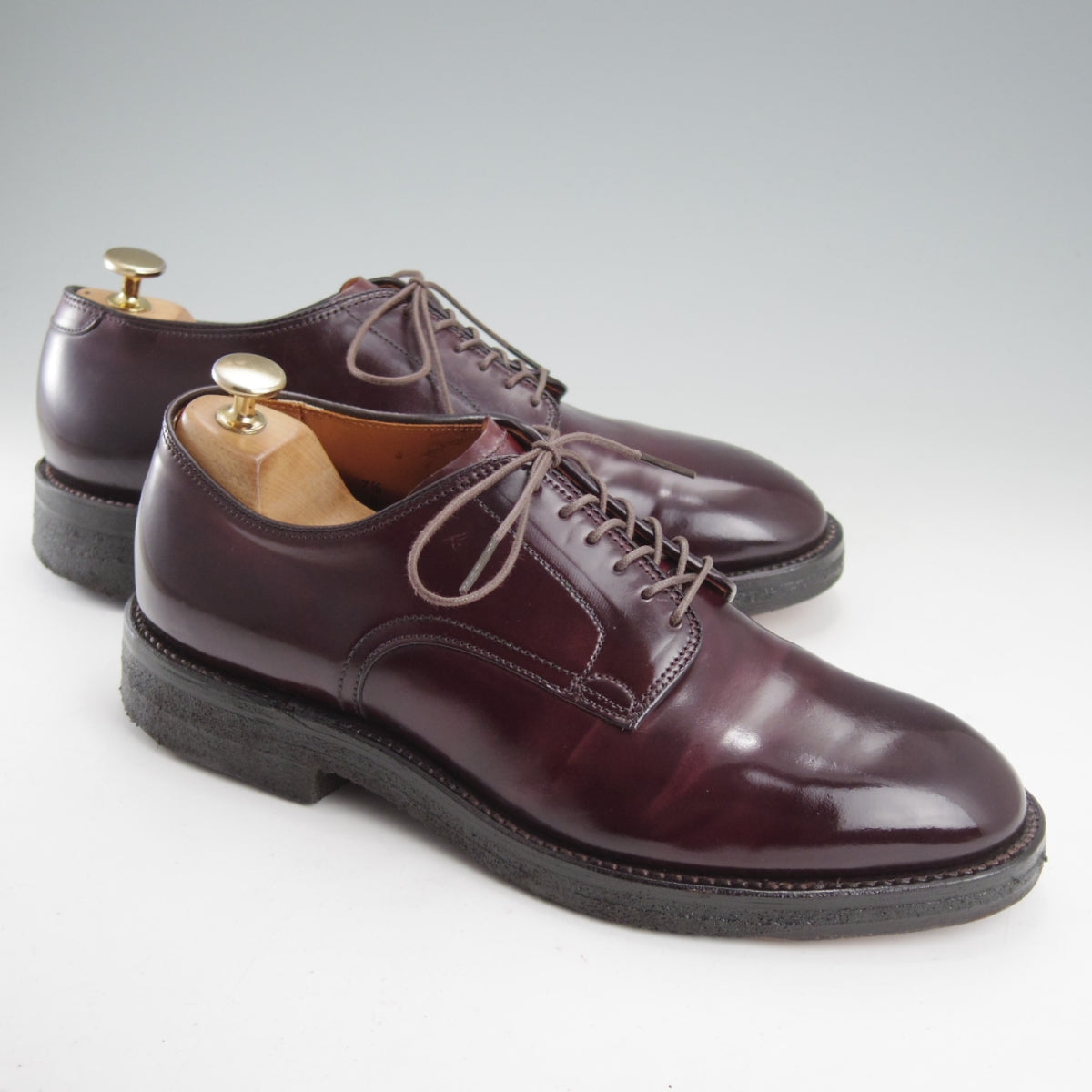 【 ALDEN 】モディファイドラスト プレーントゥ オールデン 53507 プレーントゥ ブラック モディファイドラスト ドレス