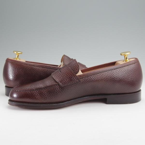 極美品★クロケット&ジョーンズ 7E【定価￥115,500-★BEAMS F別注/MAINE/メイン】376ラスト/コインローファー/濃茶/Crockett&Jones★n085