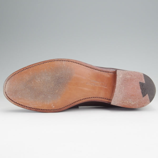 極美品★クロケット&ジョーンズ 7E【定価￥115,500-★BEAMS F別注/MAINE/メイン】376ラスト/コインローファー/濃茶/Crockett&Jones★n085