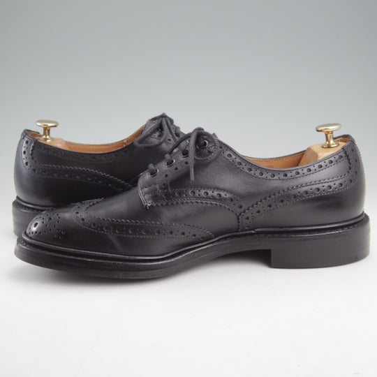 極美品★トリッカーズ SIZE 8.5【定価￥132,000-★ダイナイトソール/BOURTON/バートン】5633/カントリーシューズ/黒/Tricker's★n598