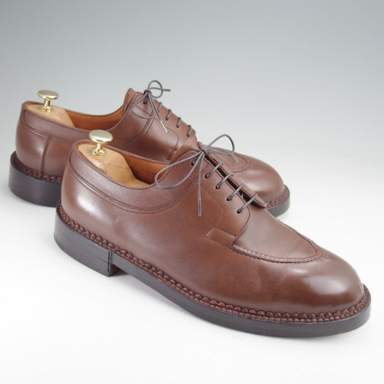 極上★J.M.ウエストン 9.5E【現行定価￥473,000-★ハントダービー/677/ロシアンカーフ】32ラスト/茶/ドゴール/Weston/ウェストン★n086