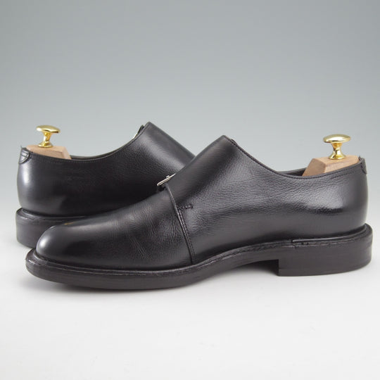 極上★ジョンロブ 6E【定価￥267,300-★MORVAL/(水牛)バッファローレザー仕様】0015ラスト/ダブルモンク/黒/メンズ/JOHN LOBB★o088