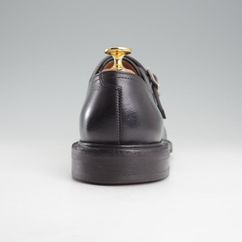 極上★ジョンロブ 6E【定価￥267,300-★MORVAL/(水牛)バッファローレザー仕様】0015ラスト/ダブルモンク/黒/メンズ/JOHN LOBB★o088