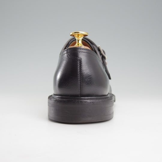 極上★ジョンロブ 6E【定価￥267,300-★MORVAL/(水牛)バッファローレザー仕様】0015ラスト/ダブルモンク/黒/メンズ/JOHN LOBB★o088